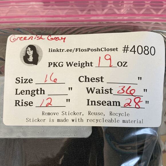 Talbots Petite Womens Charcoal Gray Pants Stretch Size 16 Office Wear - Picture 3 of 9